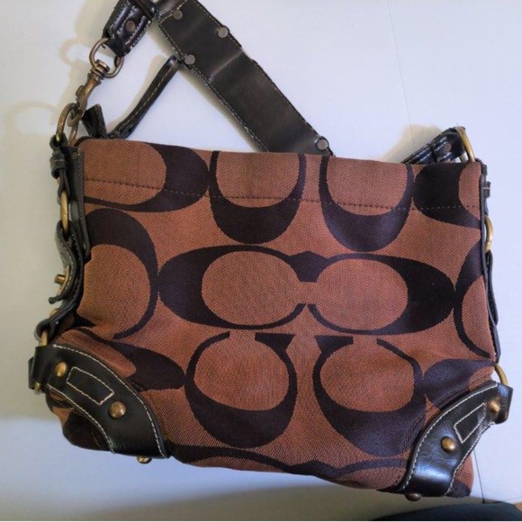 Coach Handbags - Coach Signature Canvas